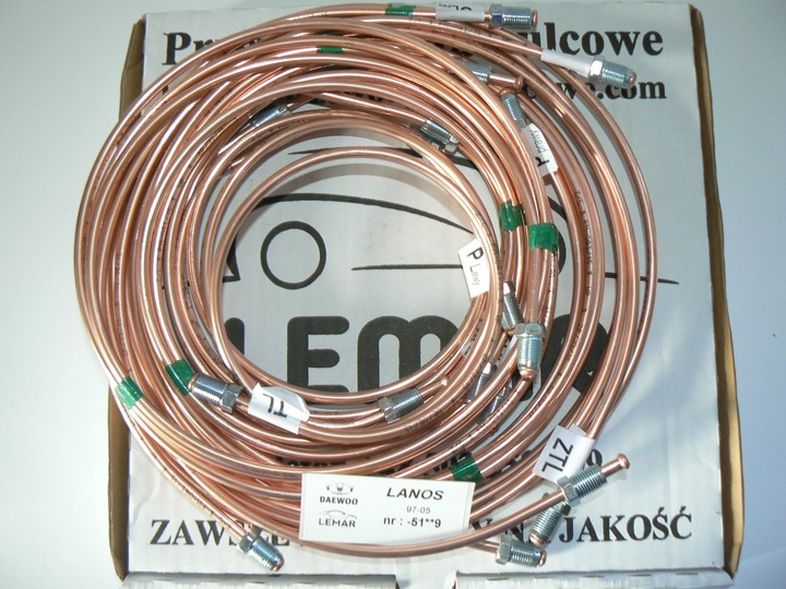 Daewoo тормозные трубки комплект lanos (51= 7), Цена