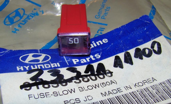 Предохранитель 50a hyundai elantra accent 9185038000, Цена