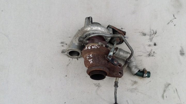 Citroen c3 ii 1.6 hdi турбина 9673283680, Цена