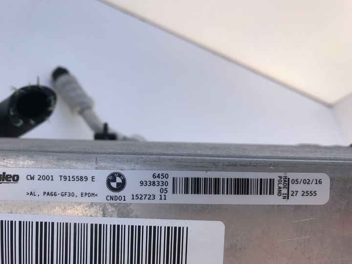 фото №5, Конденсатор кондиционера bmw 3 f30 f34 рестайлинг