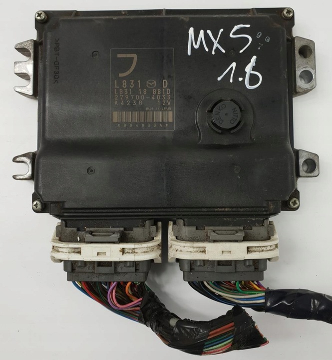 фото №1, Компьютер двигателя mazda mx-5 mx5 nc l83118881d