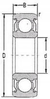 Підшипник MR 72 ZZ-2x7x3 mm