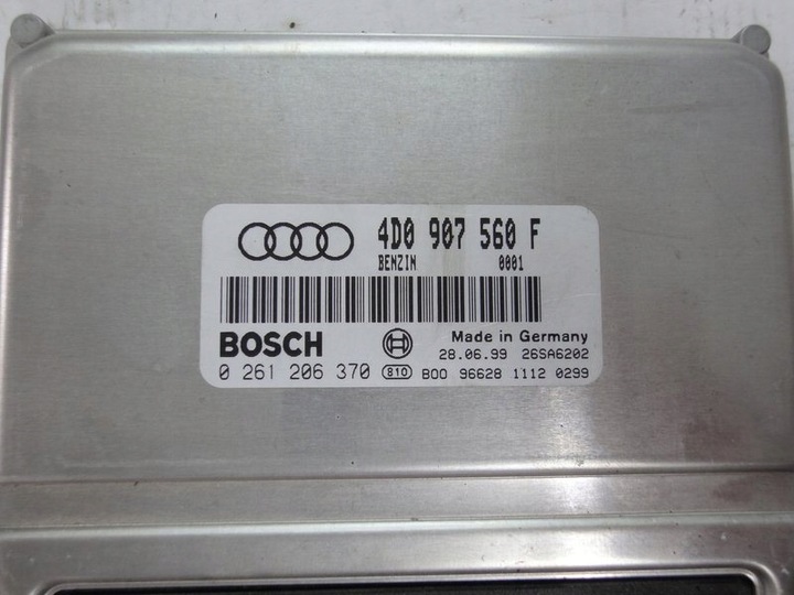 фото №2, Audi a8 d2 блок управления компьютер двигателя 4d0907560f
