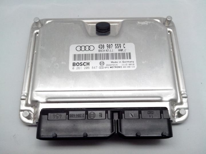 фото №1, Audi s8 блок керування комп'ютер двигуна 4d0907559c avp доставка