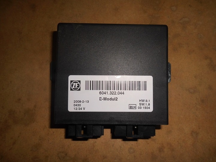 фото №1, Компьютер блок управления zf e модуль коробки коробки передач daf xf 105 6041322044 sw.1.8