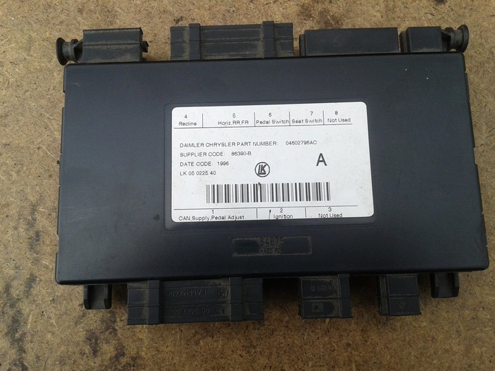 фото №1, Модуль блок керування сидіння 04602796ac chrysler 300c