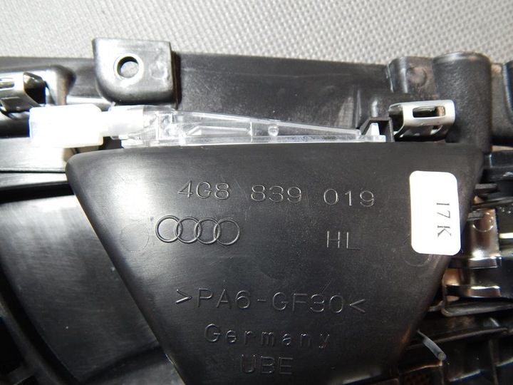 фото №2, Audi a7 4g ручка внутренняя левый зад 4g8839019