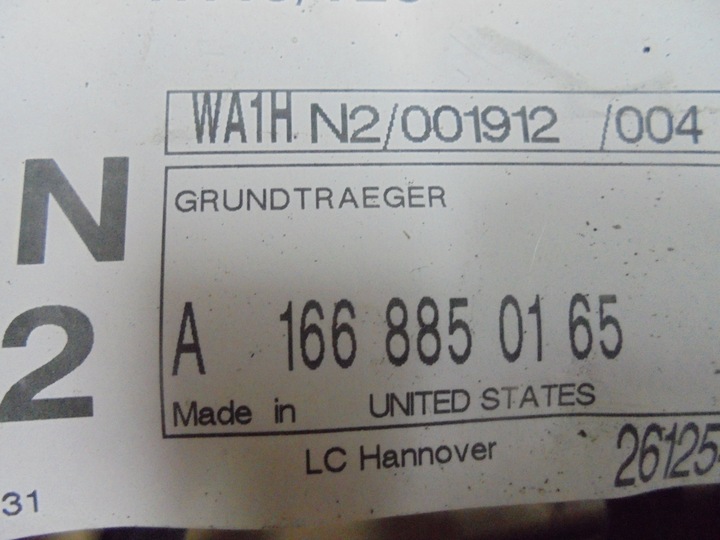 фото №3, Mercedes ml w166 - абсорбер бампера заднього