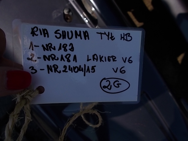 фото №8, Бампер зад kia shuma nr146/8 лак v6