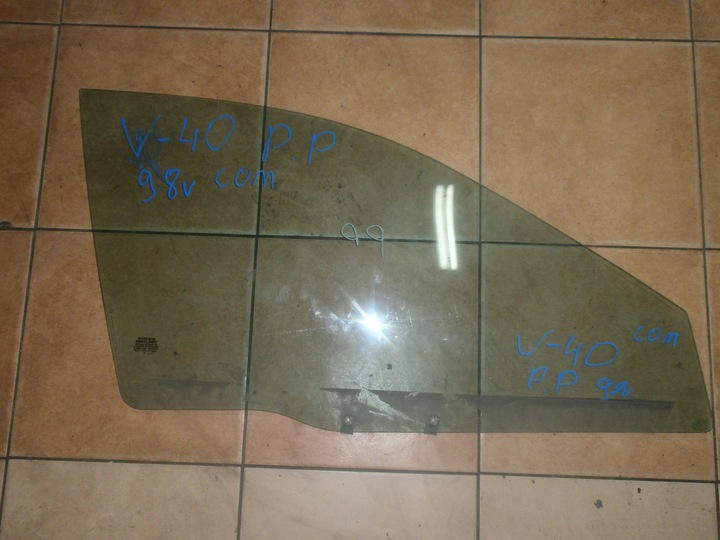 фото №1, Volvo v40 скло двері праві перед 98r.