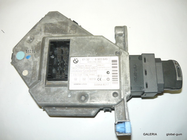 фото №1, Замок запалювання ключ cas/zas 6922649 bmw e65 745i
