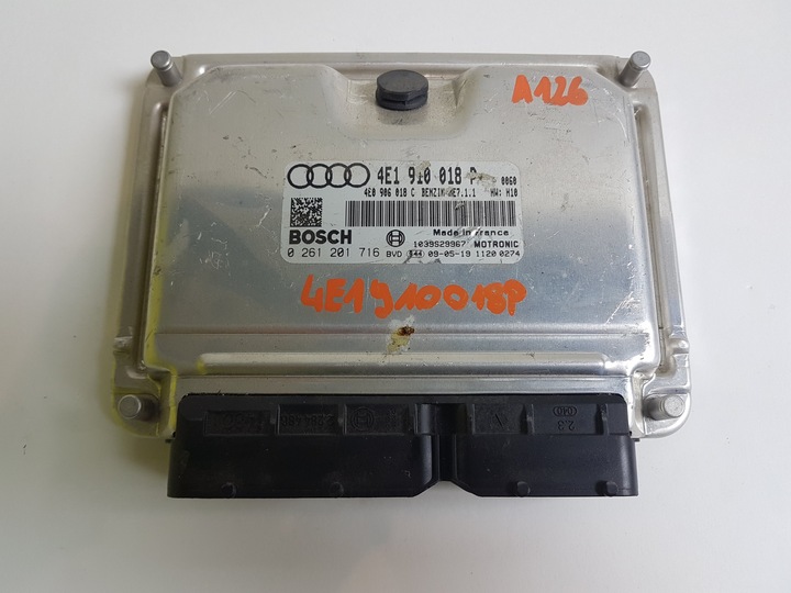 фото №1, Audi a8 6.0 quattro блок управления коробки 4e0910018p