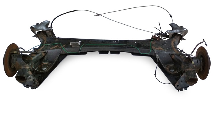 фото №1, Renault scenic ii ось зад задняя балка 03-08r