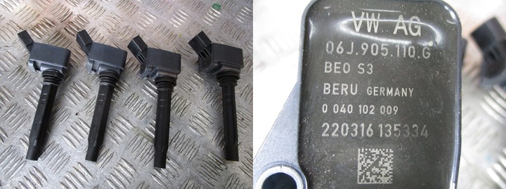 фото №1, Катушка зажигания passat b8 3g0 2,0tfsi 06j905110g