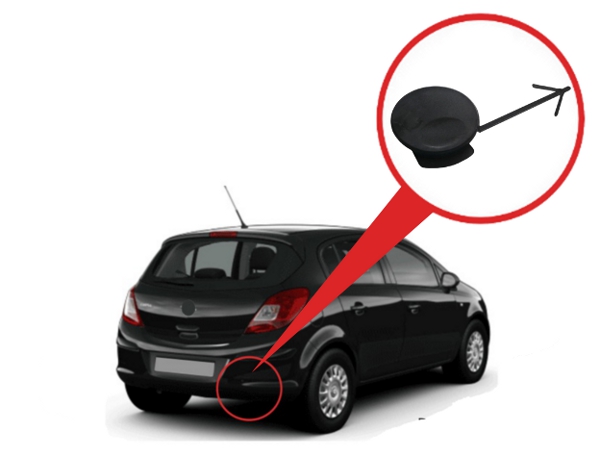 фото №4, Заглушка фаркоп бампера зад do opel corsa d 06-11