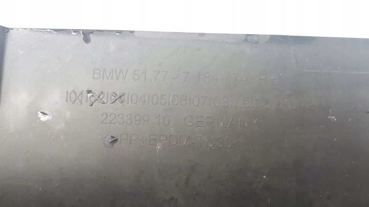 фото №9, Молдинг порогова права bmw 5 f10 f11 22339910 org