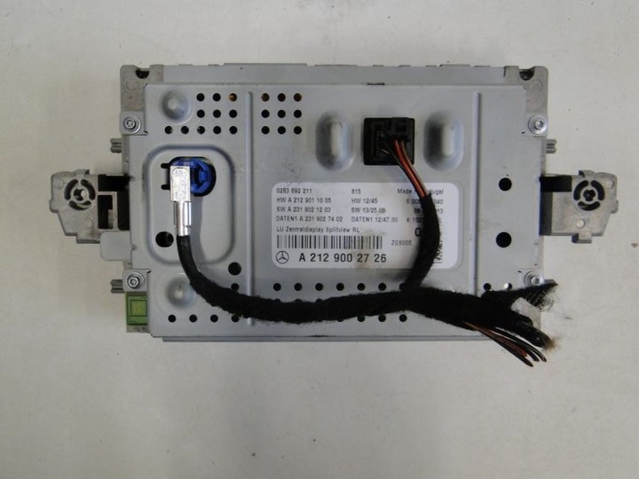 фото №9, Mercedes 212 монітор a2129002726 радіо a2129008626