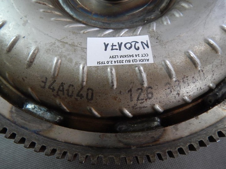 фото №2, Audi q3 8u колесо двухмассовый dsg сцепление 09m323571f