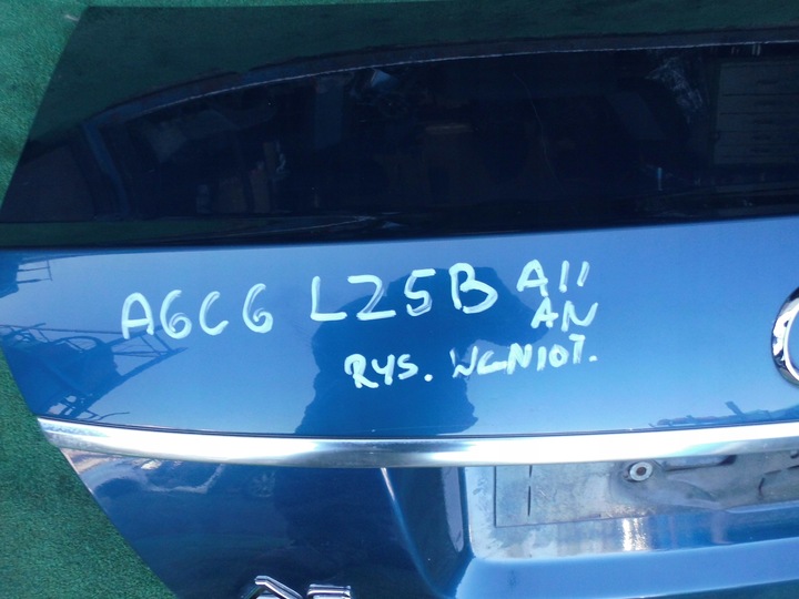 фото №13, Кришка задня audi a6 c6 4f sedan синя lz5b