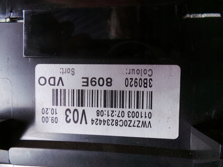 фото №4, Приборы спидометр vw passat b5 fl 1.9tdi 3b0920809e