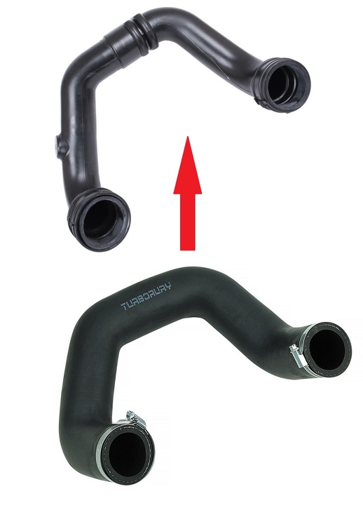 фото №1, Шланг інтеркулер renault scenic i 1.9 dti dci