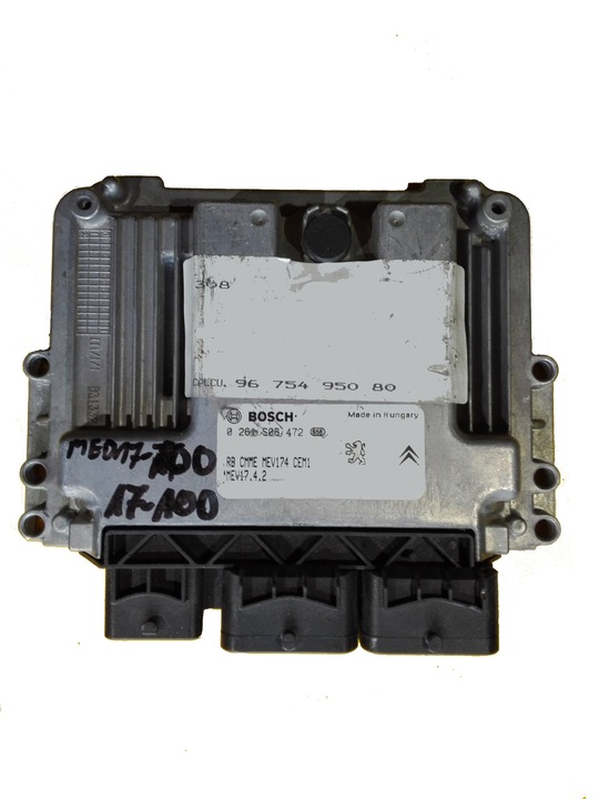 фото №1, Ecu citroen c3 1.6 0261s06472 9675495080