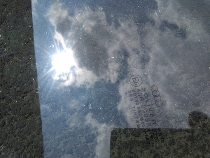 фото №2, Стекло з дверь левая перед audi a3 8l 3d 1997r. оригинал