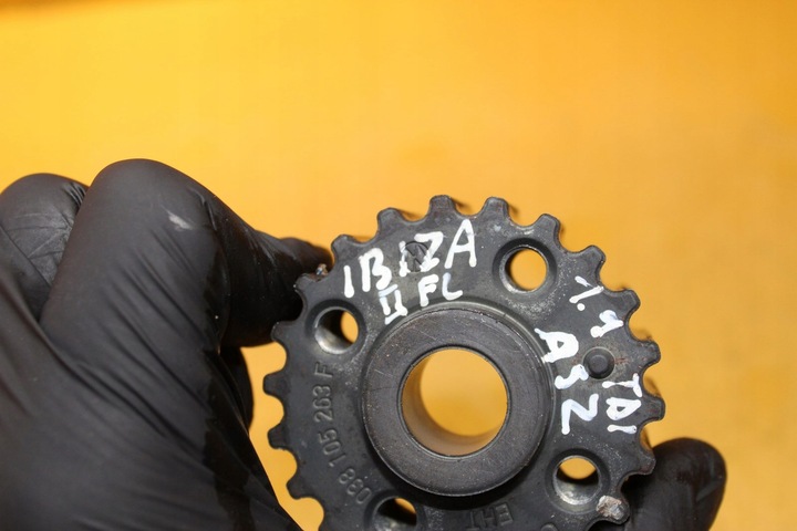 фото №5, Колесо зубчатое распределительный вал ibiza iii 1.9tdi 038105263