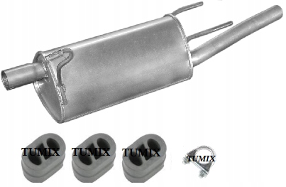 фото №1, Глушитель конечный opel corsa c 1.3 1.7 combo дизель