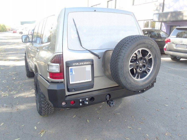 фото №9, Mitsubishi pajero 3 v60 бампер зад стальной+ бесплатно