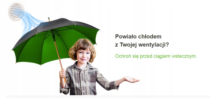 Автоматична вентиляційна решітка fi 100 мм-білий-теплозберігаючий