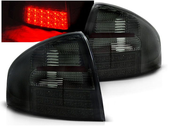 фото №2, Audi a6 c5 97-04 sedan лампи діодні зад led чорний