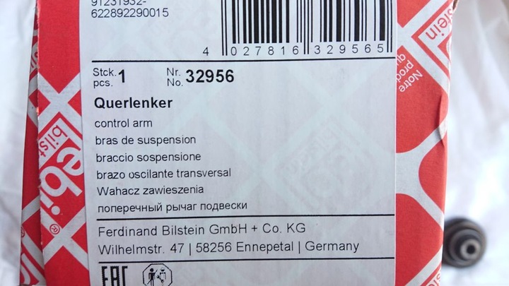 фото №4, Febi bilstein 32956 рычаг, подвешивание колёса