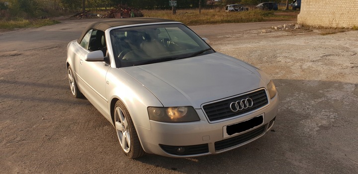 фото №3, Audi a4 b6 серебряный cabrio дверь левая правые