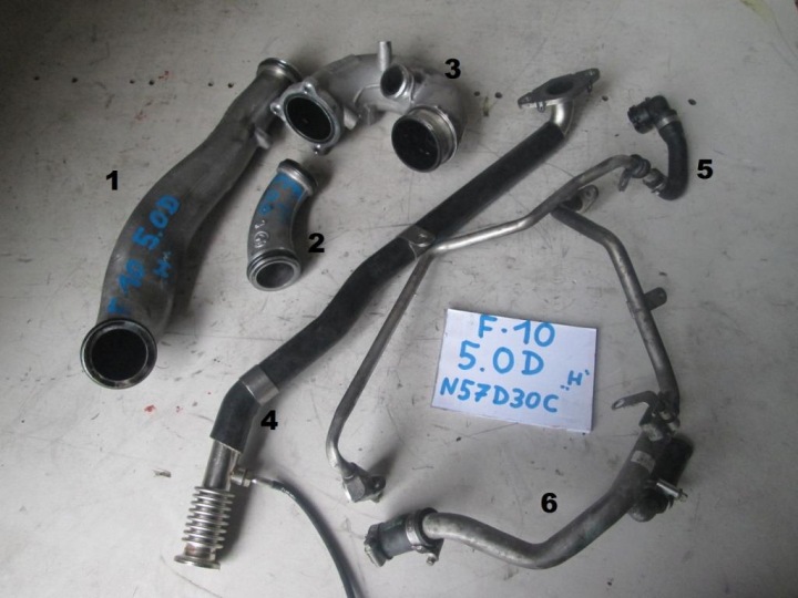 hose pipe wiring BMW 5 F10 F-10 5.0D