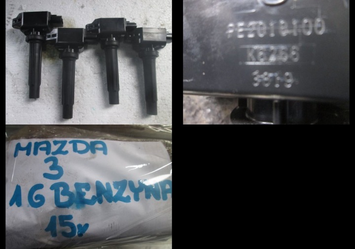 ZÜNDSPULEN ZÜNDSPULEN MAZDA 3 1,6I 15R
