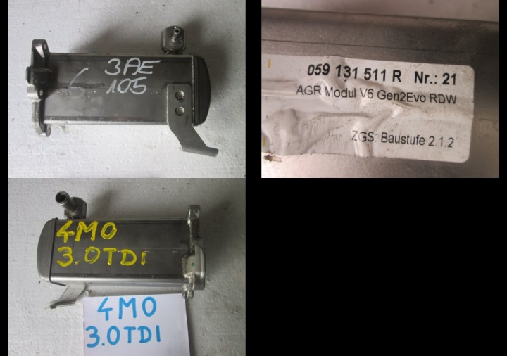 Abgaskuehler AGR AUDI Q7 4M0 3,0TDI 059131511R