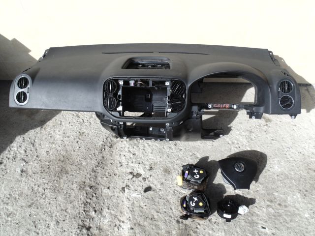 cruscotto kit complete airbag consolle airbag VW GOLF V positivo. guida a destra