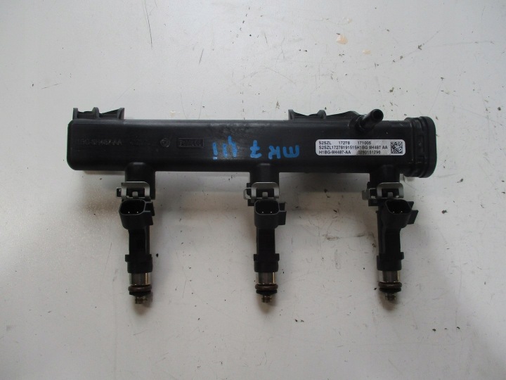 Kraftstoffverteiler Einspritzleiste Fiesta MK8 1,1i H1BG-9H487-AA