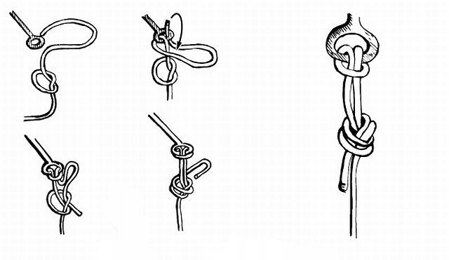 Как привязать поисковый магнит к веревке схема