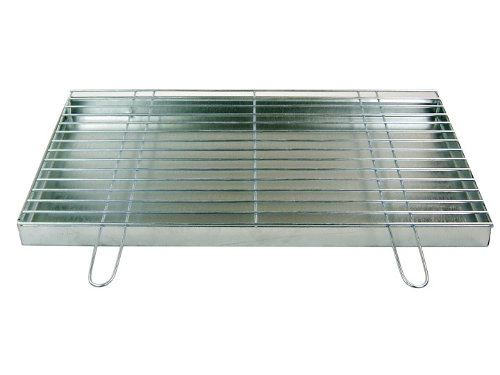Rošt pro stavbu grilu 70 x 40 cm 4 mm popelník
