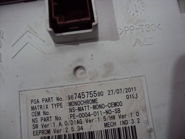 фото №8, Лічильник peugeot 3008 гібрид 9666675980