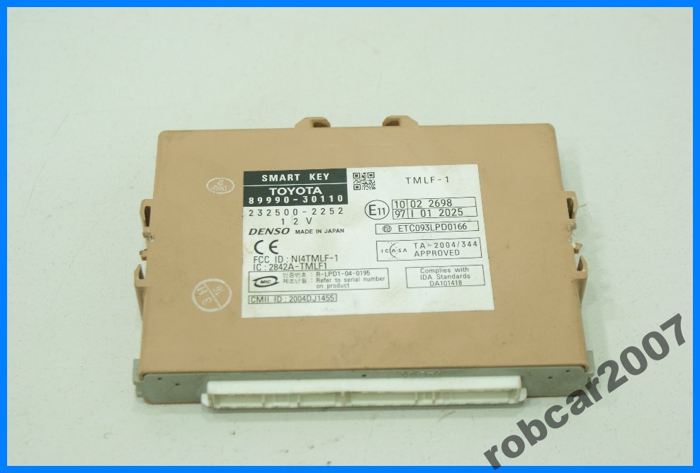 фото №1, Модуль smart key lexus gs iii gs450h 89990-30110