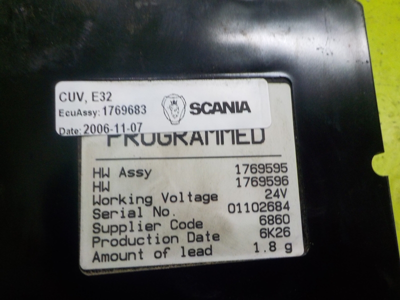 фото №2, Scania r 1769683 блок керування світла