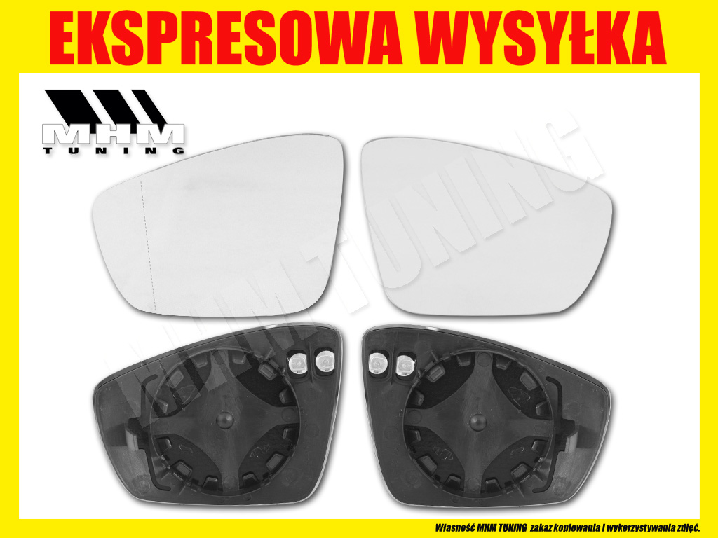 Вкладыш с подогревом зеркало vw polo 6r0 v 5 2009-2015 r Цена