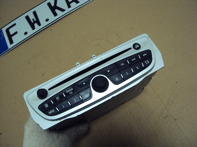 фото №2, Радіо радіопрогравач renault clio iv