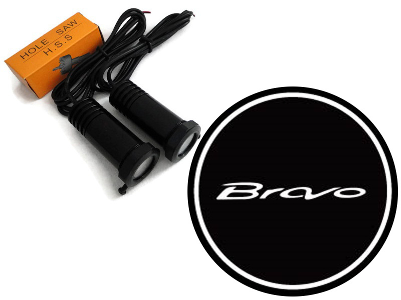 фото №1, Свет led приветственные logo fiat bravo тюнинг