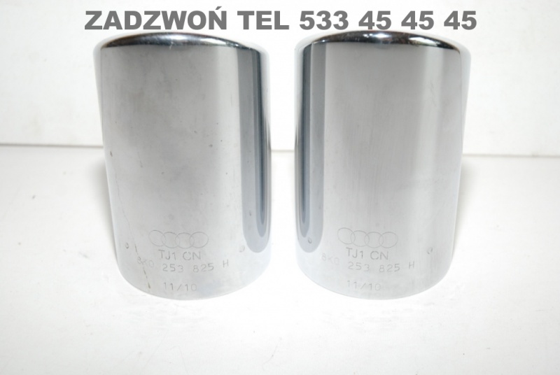 фото №6, Audi a4 a5 a6 a7 трубки na выхлоп хром оригинал