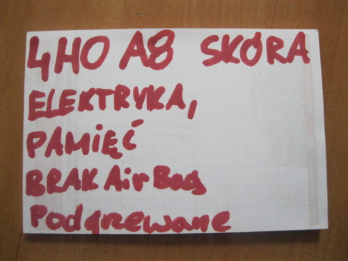 фото №8, Оббивка шкіра сидіння audi a8 a-8 4h0 11r