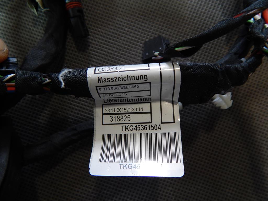 фото №4, Bmw 5 g30 електропроводка двері правий задня 45361504